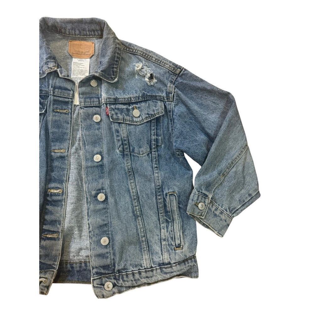 BAD BUNNY Un Verano Sin Ti Reggaeton House Upcycled Retro Denim Jacket Size L - Picture 6 of 14